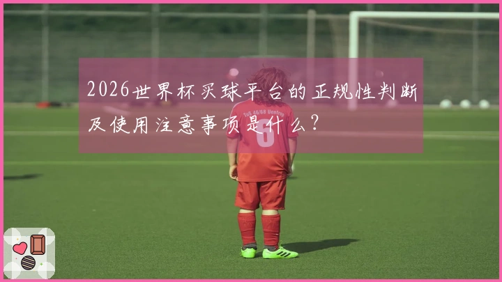 2026世界杯买球平台的正规性判断及使用注意事项是什么？