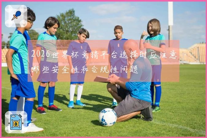 2026世界杯竞猜平台选择时应注意哪些安全性和合规性问题